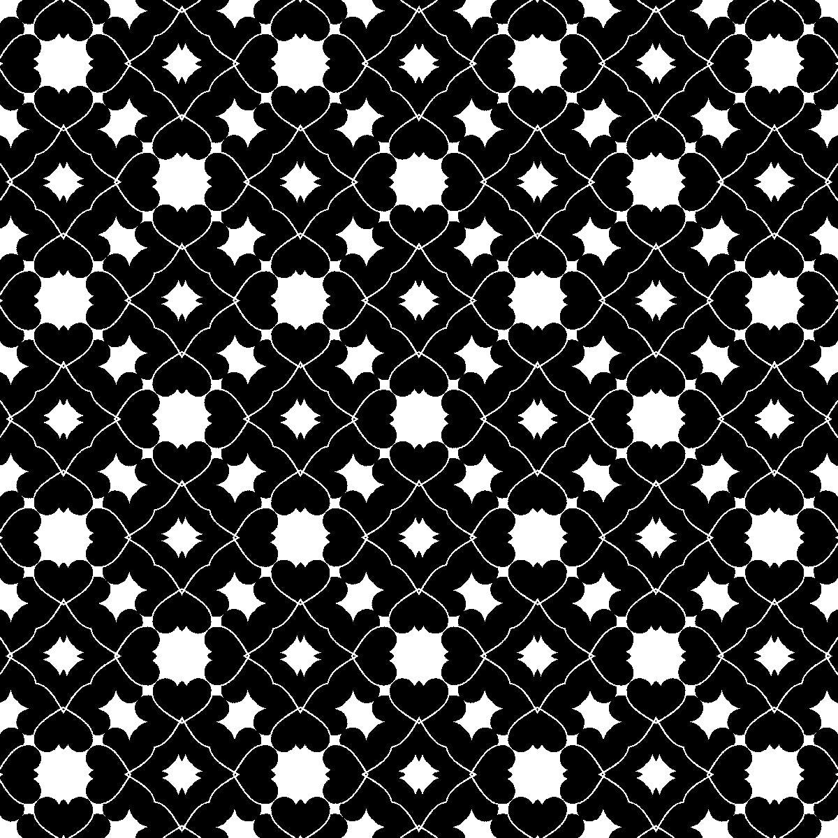 Black and White Abstract Seamless Pattern 47.0 - Printable Scrapbook Paper