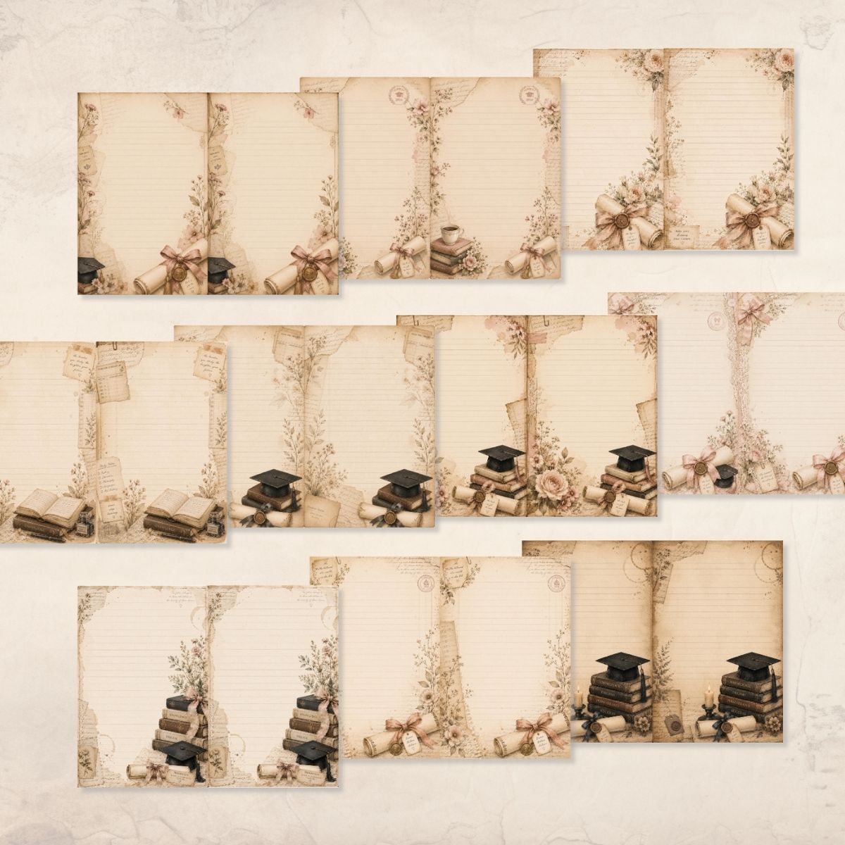 Graduation Girl Junk Journal Kit