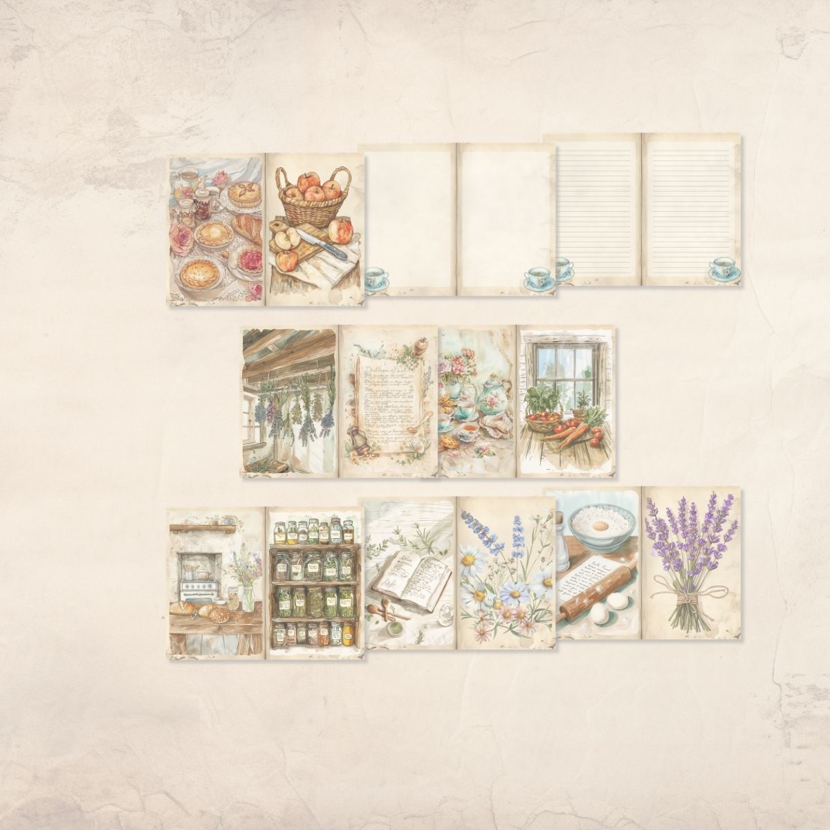 Sunday in the Cottage Kitchen Junk Journal Kit