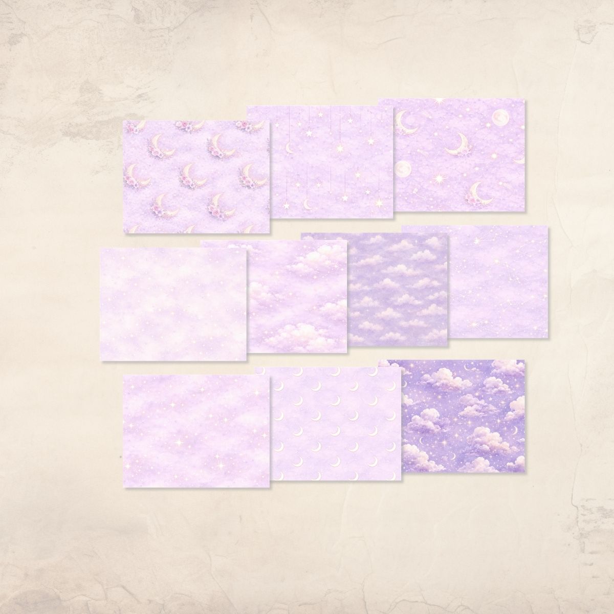 Lavender Celestial Junk Journal Kit