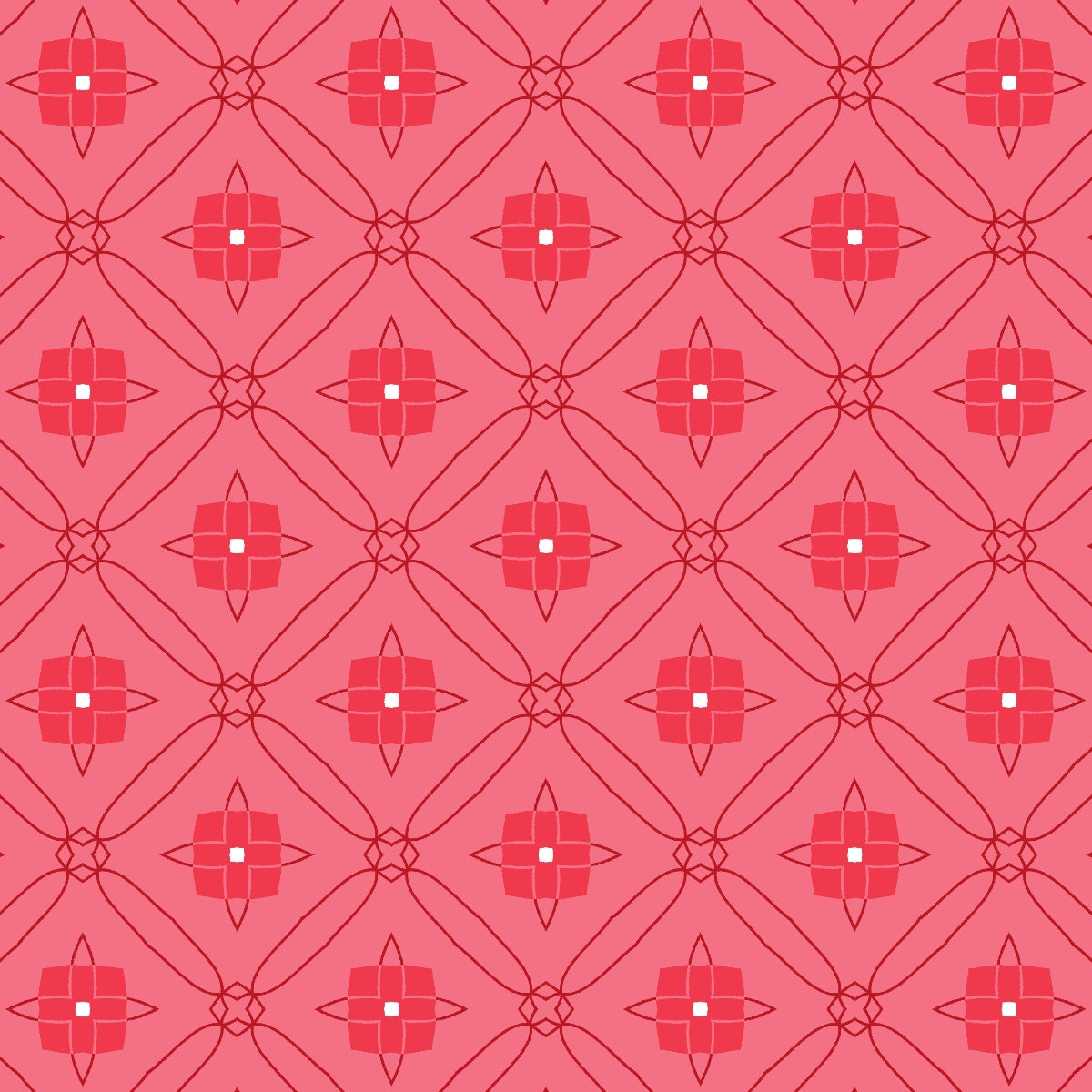 Red Abstract Seamless Pattern 19.0 - Printable Scrapbook Paper 