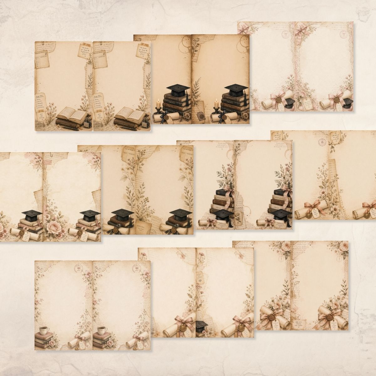 Graduation Girl Junk Journal Kit