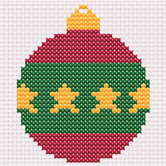 Free Christmas Bauble - PDF Cross Stitch Pattern 
