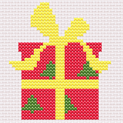 Free Christmas Present - PDF Cross Stitch Pattern 