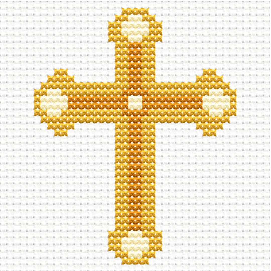 Free Simple Cross - PDF Cross Stitch Pattern 