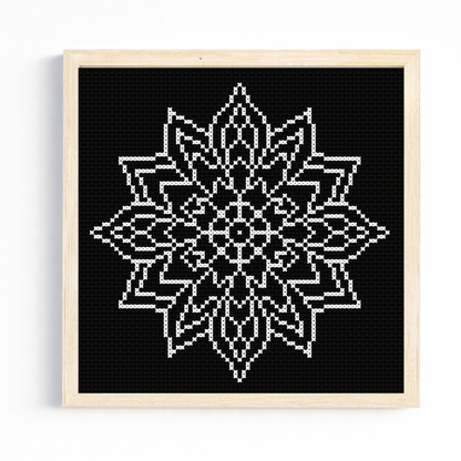 Mandala Cross Stitch Pattern 