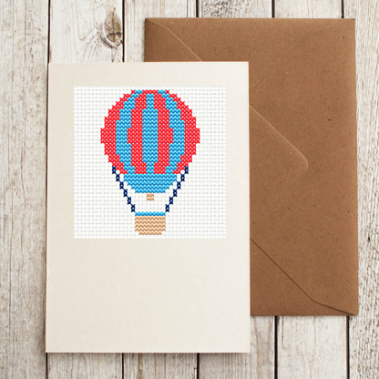 Free Little Hot Air Balloon - PDF Cross Stitch Pattern 