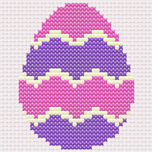Free Easter Egg - PDF Cross Stitch Pattern 