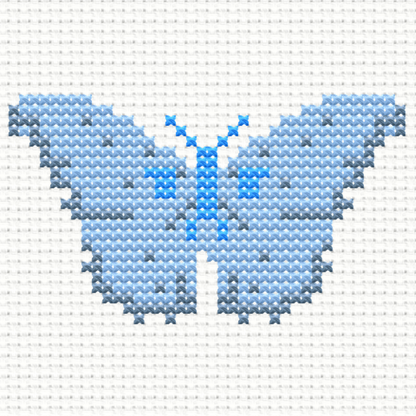 Free Simple Butterfly - PDF Cross Stitch Pattern 